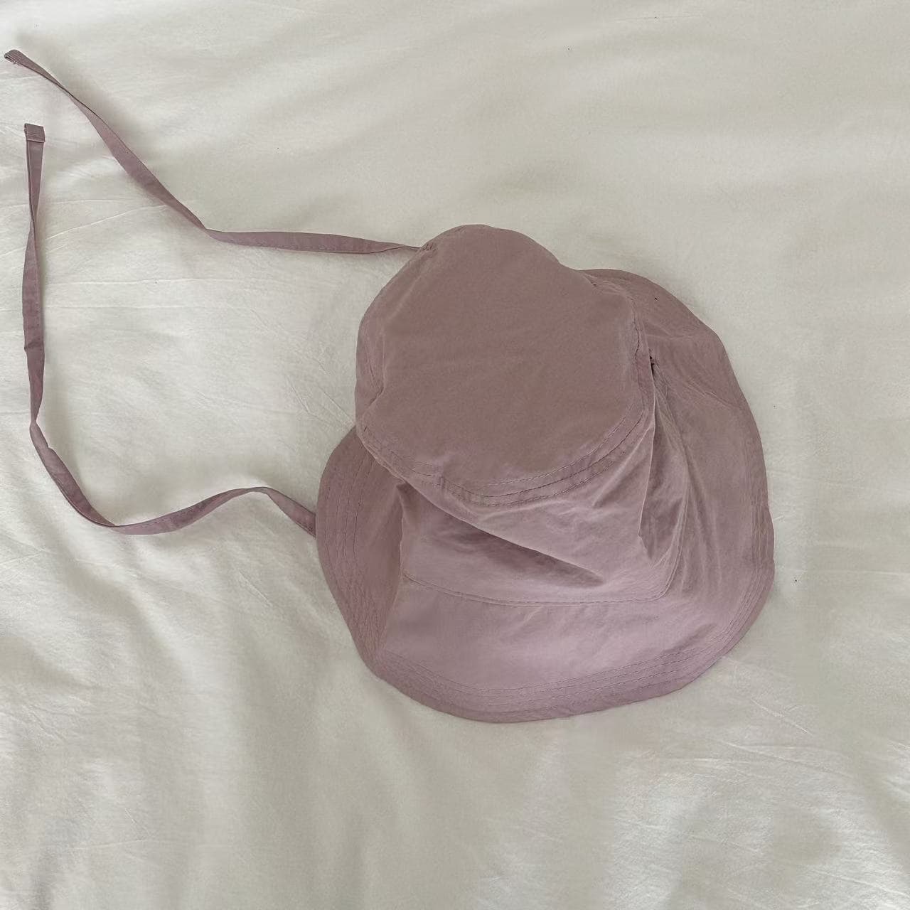 春夏 紐付き バケットハット 男女兼用 日焼け対策帽子