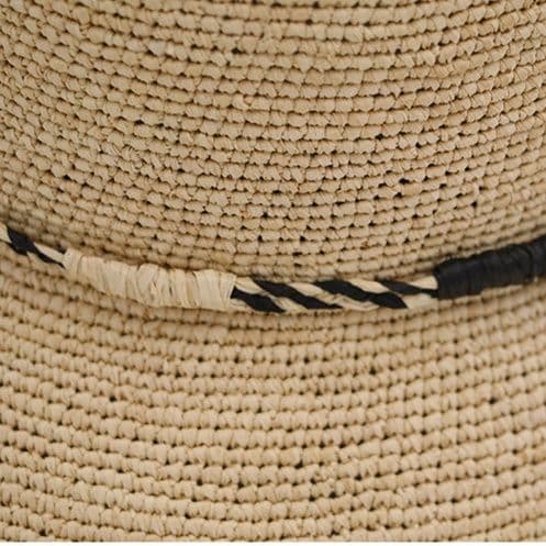 バケットハット 涼やか手編みバケットハット 夏の日差しよけ帽子