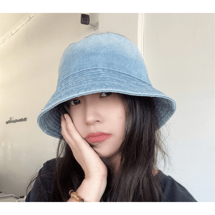 春夏 デニムバケットハット 紫外線対策 男女兼用