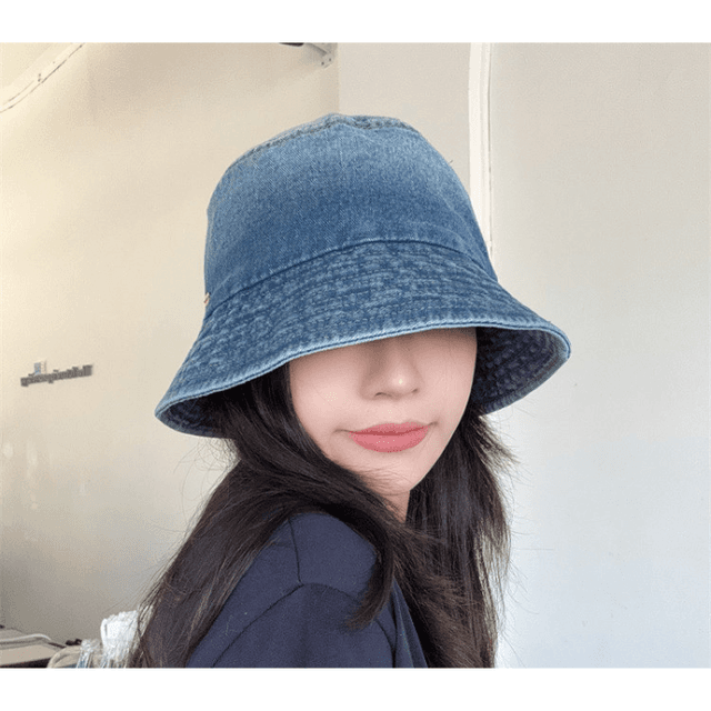 春夏 デニムバケットハット 紫外線対策 男女兼用