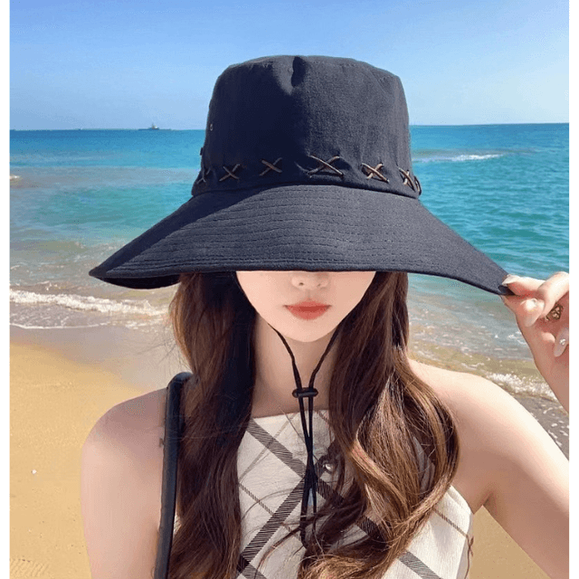 バケットハット バケットハット クロスステッチ サファリハット