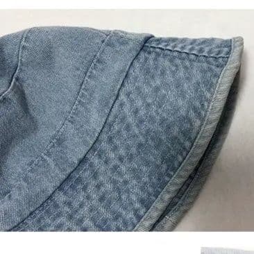 バケットハット 洗い加工デニムバケットハット