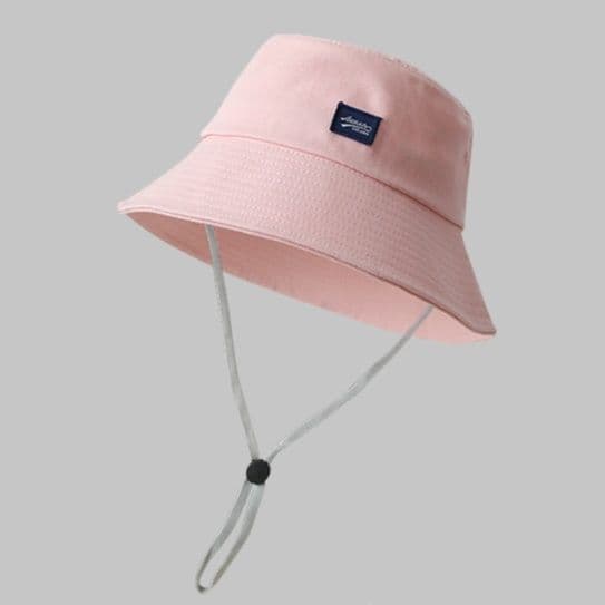 バケットハット アウトドア風 あご紐付きバケットハット