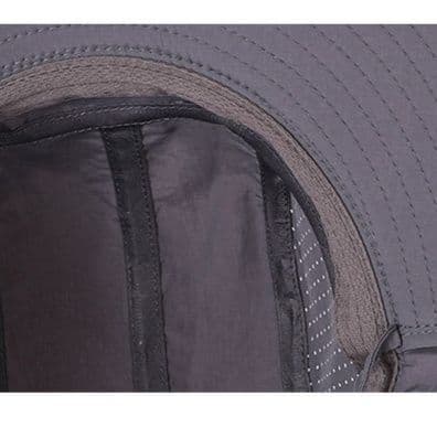 バケットハット 首元まで守る日除けカバー付き機能的帽子